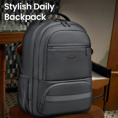 Large Capacity Backpack with Multiple Compartments for 15.6” Laptops