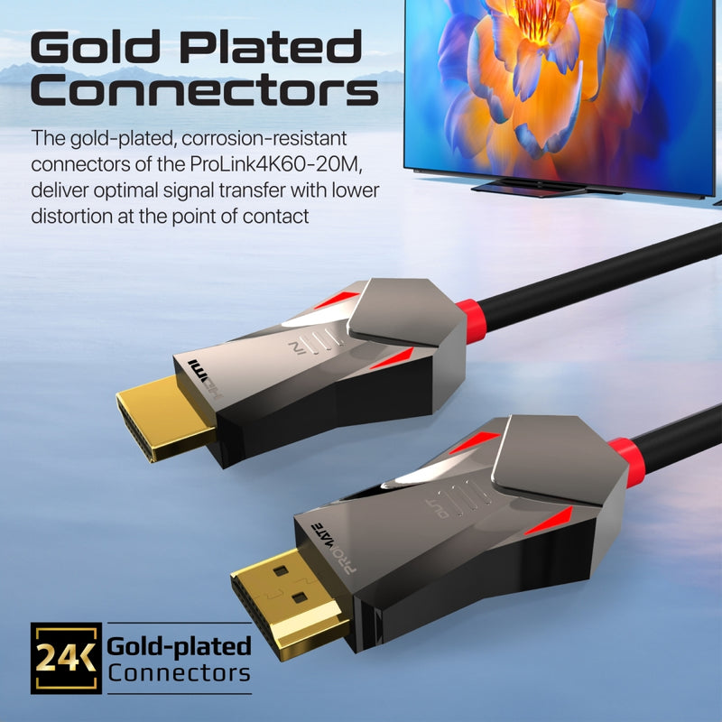 Unidirectional HD 4K@60Hz HDMI® Audio Video Cable