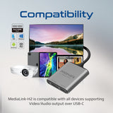4K High Definition USB-C to Dual HDMI® Adapter