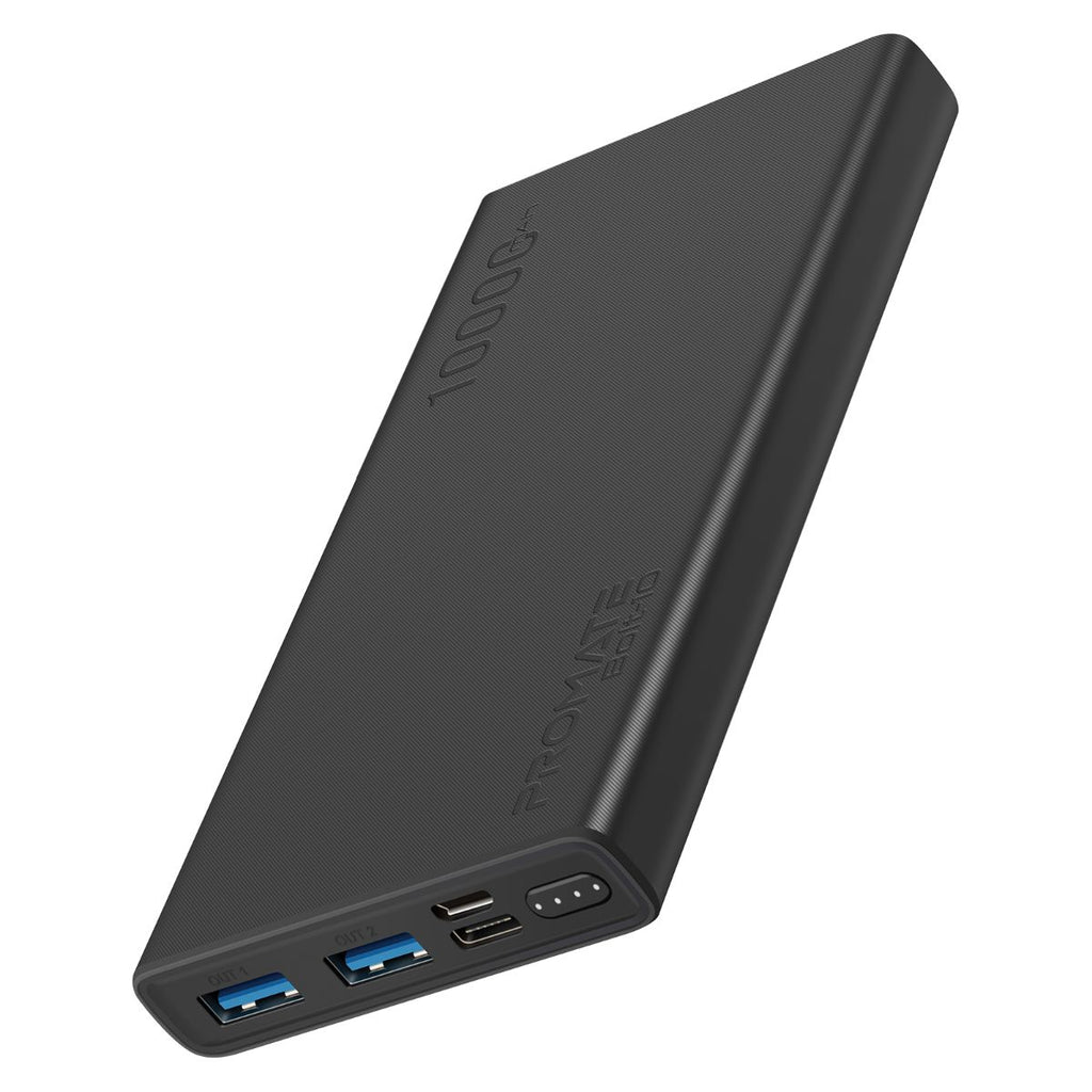 Compact Smart Charging Power Bank with Dual USB Output Promate