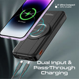 5-in-1 Foldable MagSafe Compatible Wireless Charging Power Bank