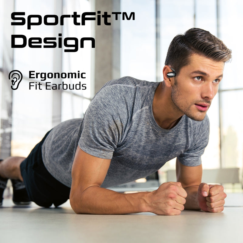 SportFit™ Open Ear True Wireless Earbuds with IntelliTouch