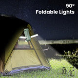Multifunctional Camping Kit with LED Light, 6000mAh Power Bank and Bluetooth Speaker