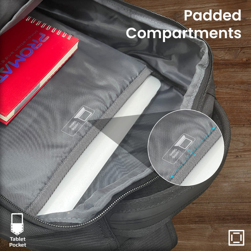 SecureStorage™ 15.6” Laptop Backpack with Multiple Large Compartments ...