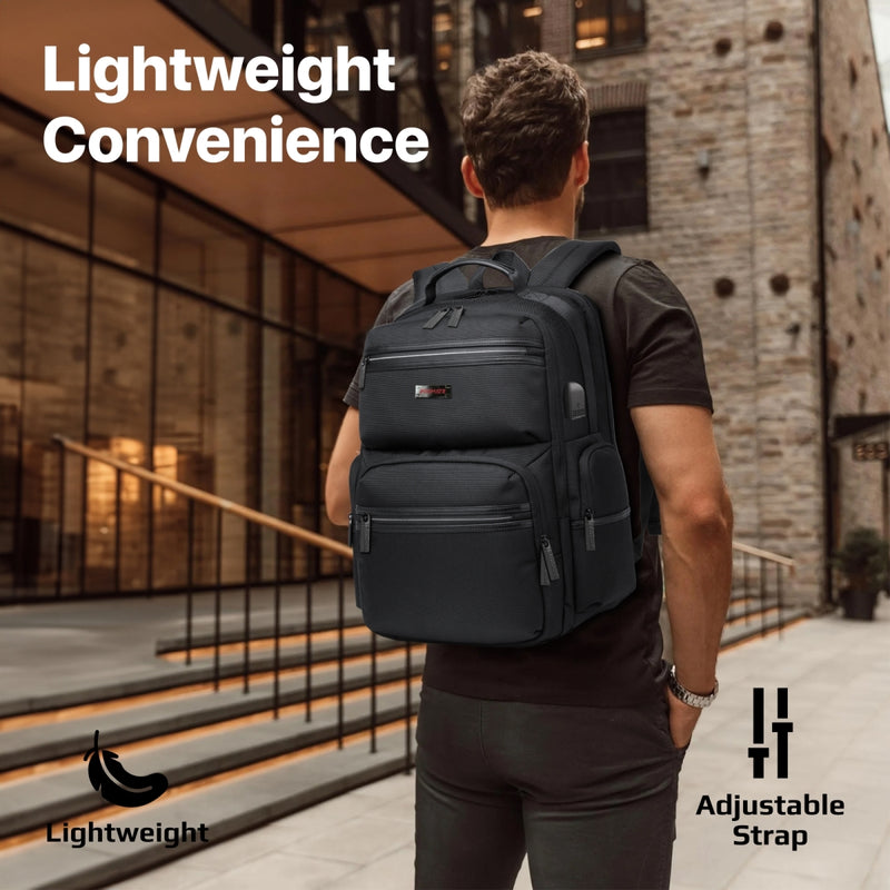 Heavy Duty Lightweight Backpack for 15.6â Laptops with Compartments â Promate Technologies