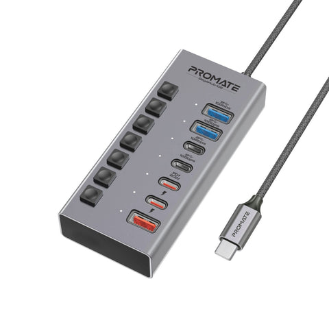 7-in-1 High Speed Multi-Ports 10Gbps Data & Charging Hub