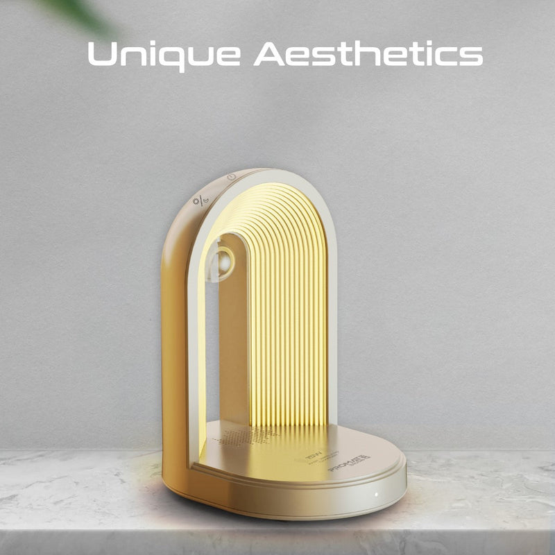 Multi-Functional LED Lamp Bluetooth Speaker with 15W Wireless Charger ...