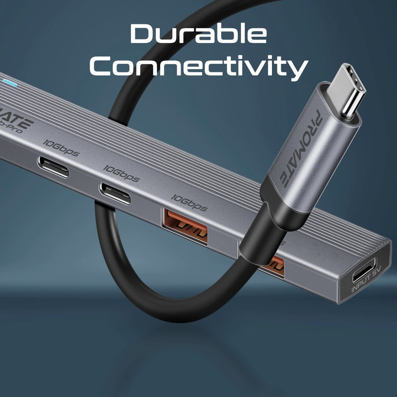 Data Hub Device Multi-Port 10Gbps USB-C Data Hub – Promate Technologies