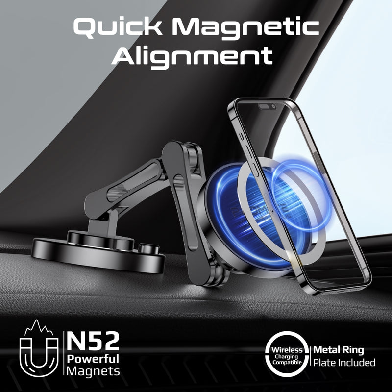 Support Magnétique Smartphone À Ventouse 360 Degrés 540331[W296] - Téléphonie