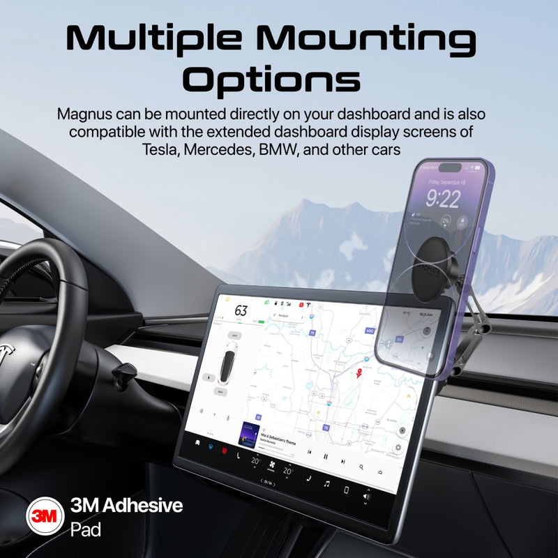 SecureGrip™ 360° Cradleless Magnetic Smartphone Holder – Promate ...