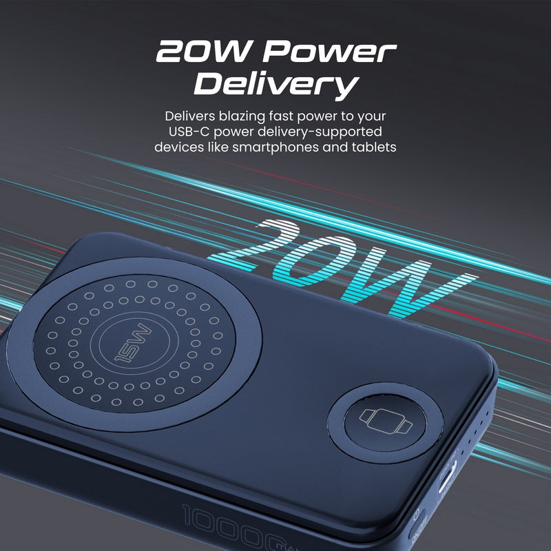 Power Mag SuperCharge MagSafe Compatible & Apple Watch Wireless Charging Power B ...