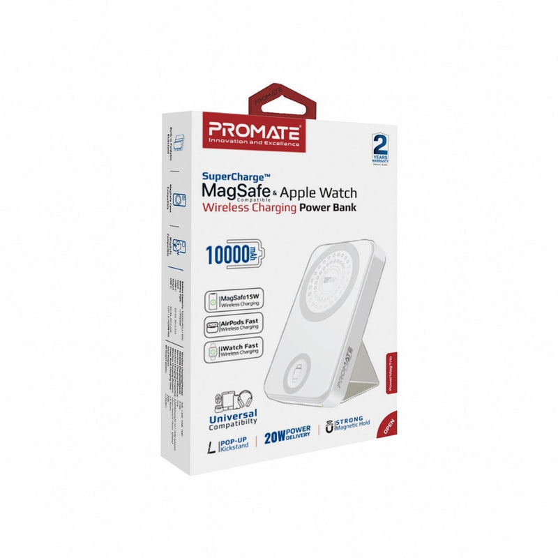 Power Mag SuperCharge MagSafe Compatible & Apple Watch Wireless Charging Power B ...