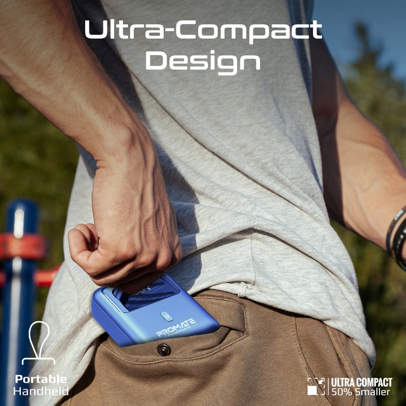 Ultra Compact 35W SuperSpeed™ Power Bank with Built-In USB-C Cable ...