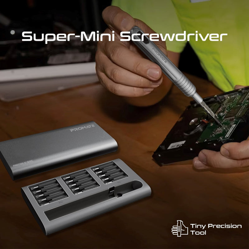 31-Piece Super Mini Precision Screwdriver Kit – Promate Technologies