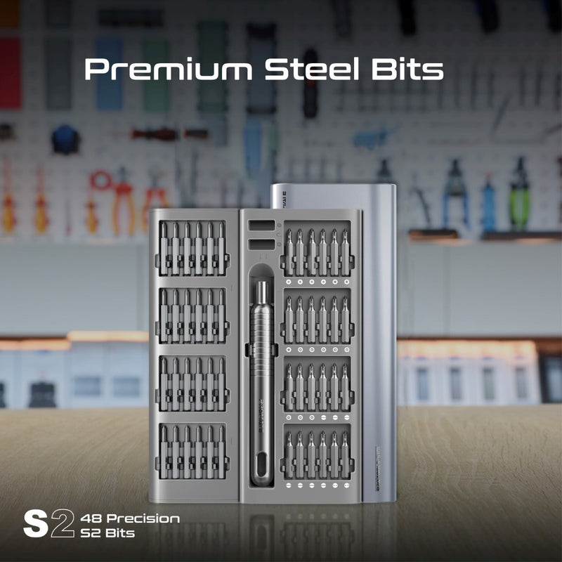 51 Pieces Premium Steel Precision Screwdriver Kit – Promate Technologies