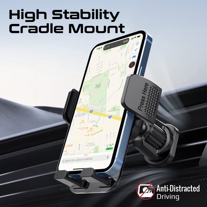 Secure Smartphone Holder Kit with Multiple Mounting Options