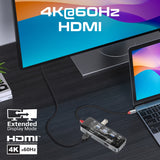 9-in 1 Transparent Ultra-Fast Multiport USB-C Hub with 100W Power Delivery