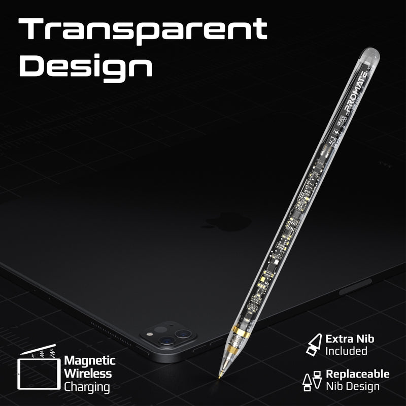 Transparent Precision Active Stylus Pen with Palm Rejection