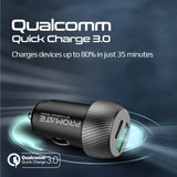 20W Quick Charging Mini Car Charger
