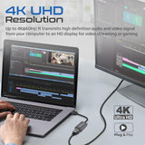 4K@60Hz High Definition DisplayPort to HDMI Adapter