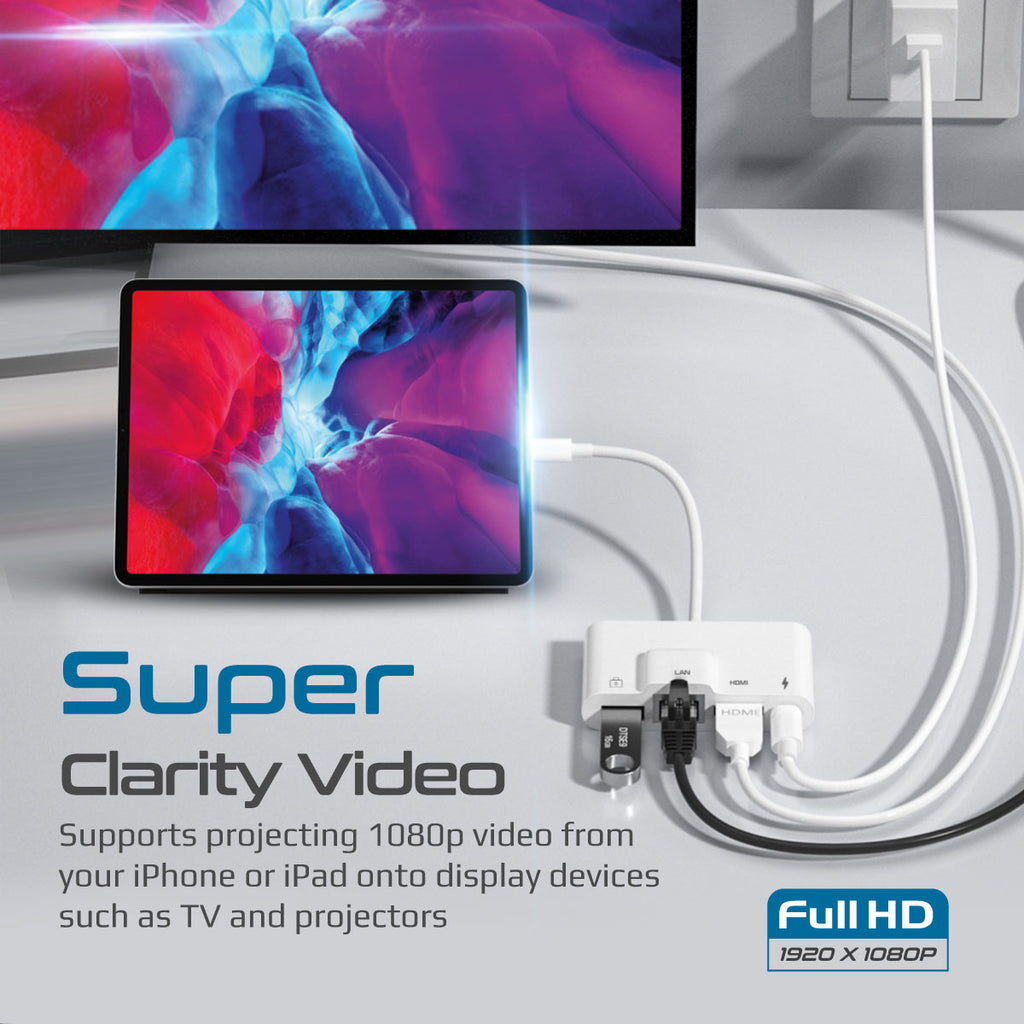 4-in-1 Multimedia Hub with Lightning Connector – Promate Technologies