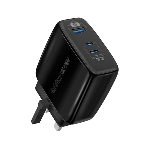 120W Super-speed GaNFast™ Charger with Power Delivery & Quick Charge 3.0