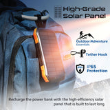 10000mAh Rugged EcoLight™ Solar Power Bank