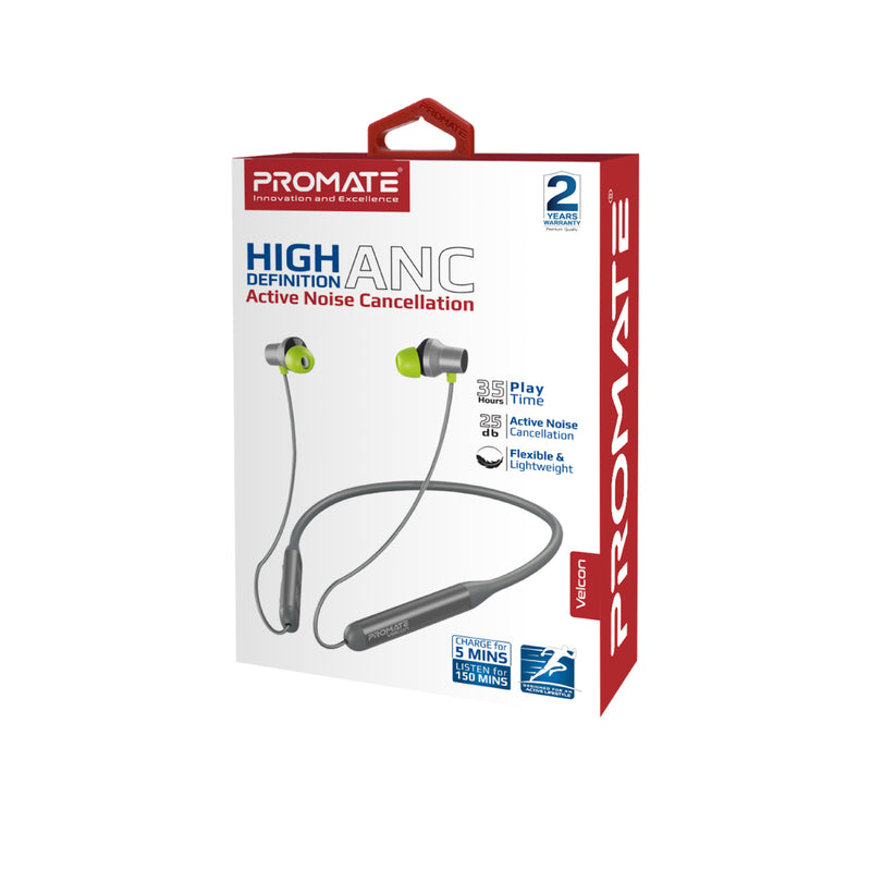 High-Definition ANC Wireless Neckband Earphones – Promate Technologies