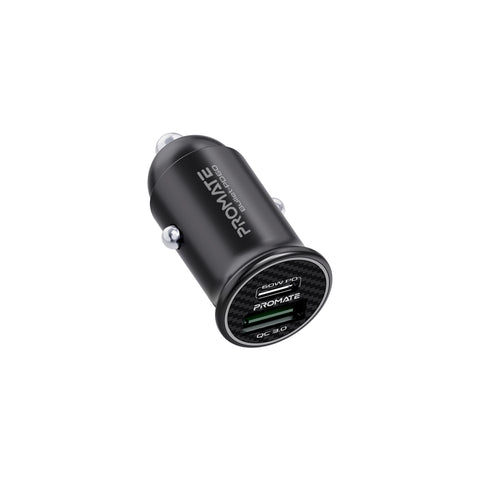 RapidCharge™ Mini Car Charger with 60W Power Delivery & Quick Charge 3.0