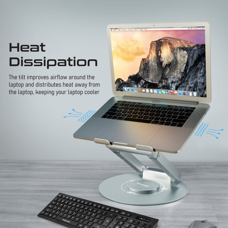 Ergonomic Multi-Level Aluminium Laptop Stand – Promate Technologies
