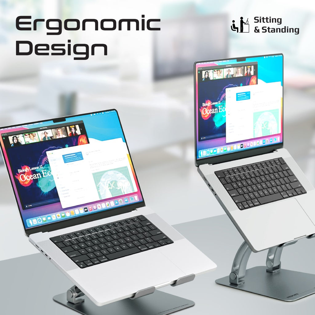 Ergonomic Multi-Level Aluminum Laptop Stand – Promate Technologies