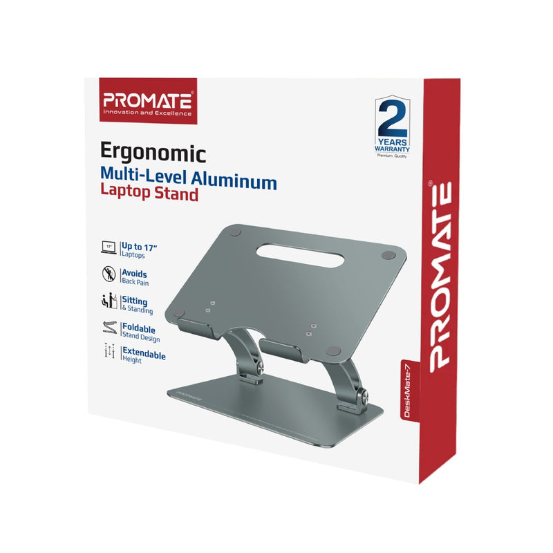 Ergonomic Multi-Level Aluminum Laptop Stand – Promate Technologies