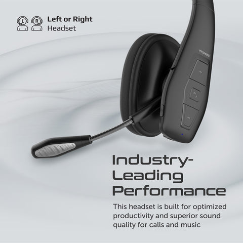 Professional Grade Mono On-Ear Wireless Headset