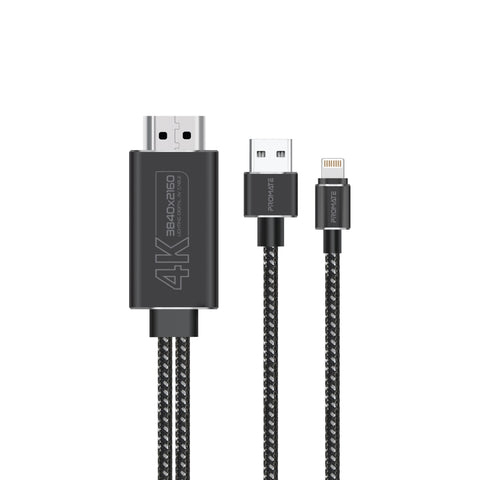 4K High Definition Lightning Connector to HDMI Cable