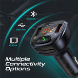 FM Transmitter Kit with Handsfree & Quick Charge 3.0