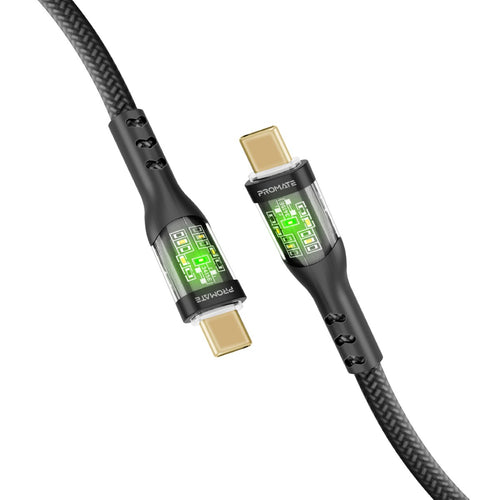 Promate GaNPort4-100PD Chargeur 100W USB-A/USB-C Noir