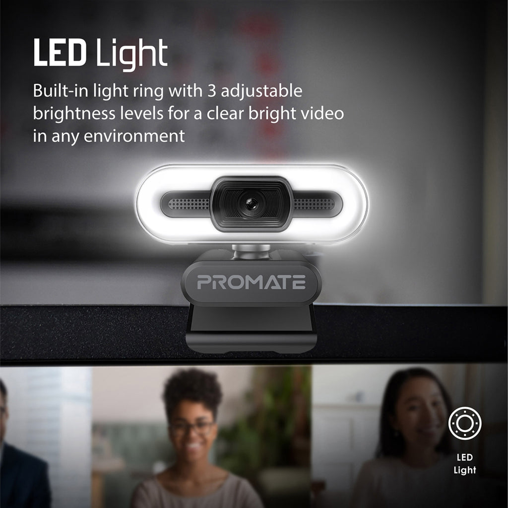 Full HD Wide Angle WebCam – Promate Technologies