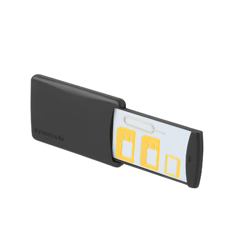 Universal Mobile SIM & Memory Cards Storage Box with SIM Removal Pin