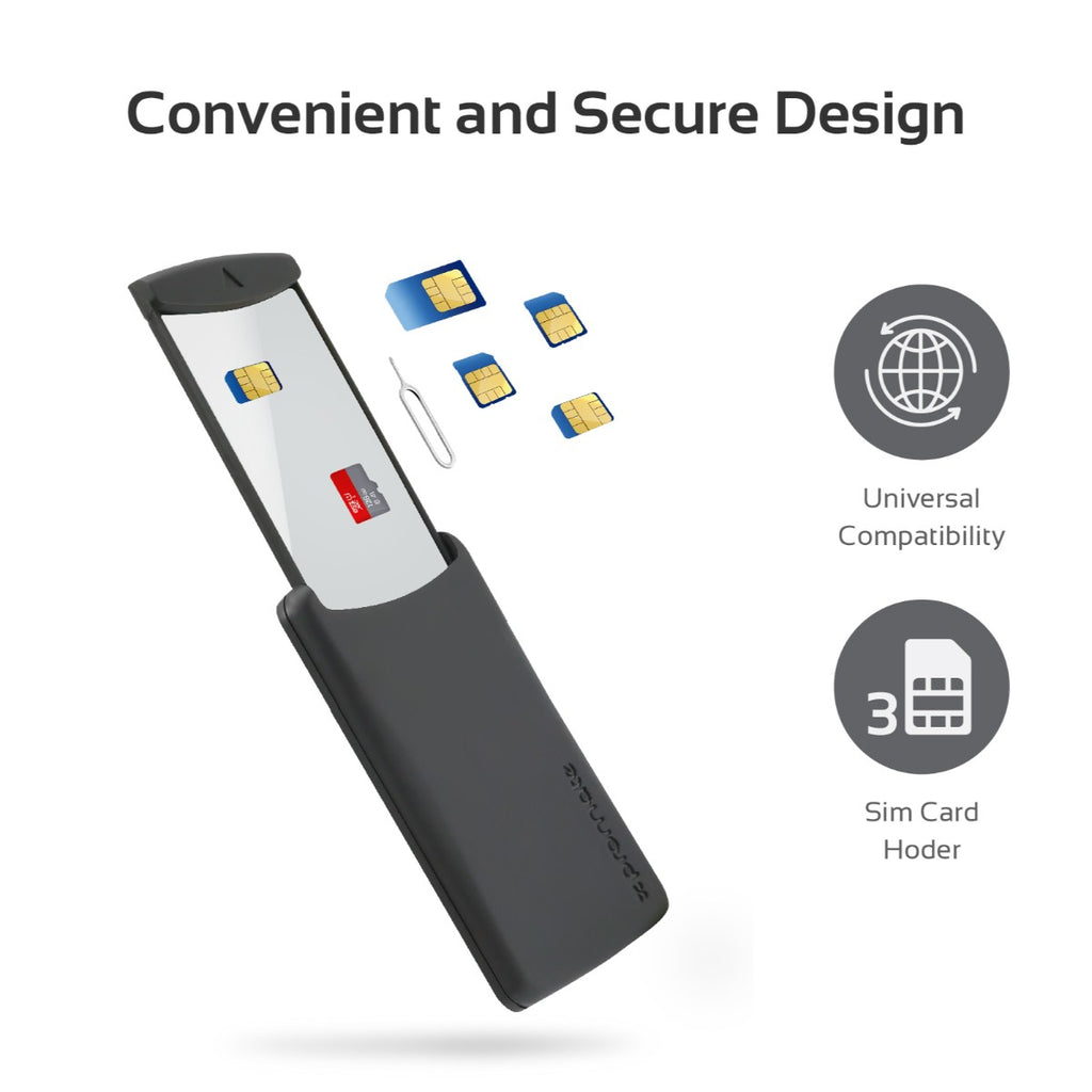 Universal Mobile SIM & Memory Cards Storage Box with SIM Removal Pin ...