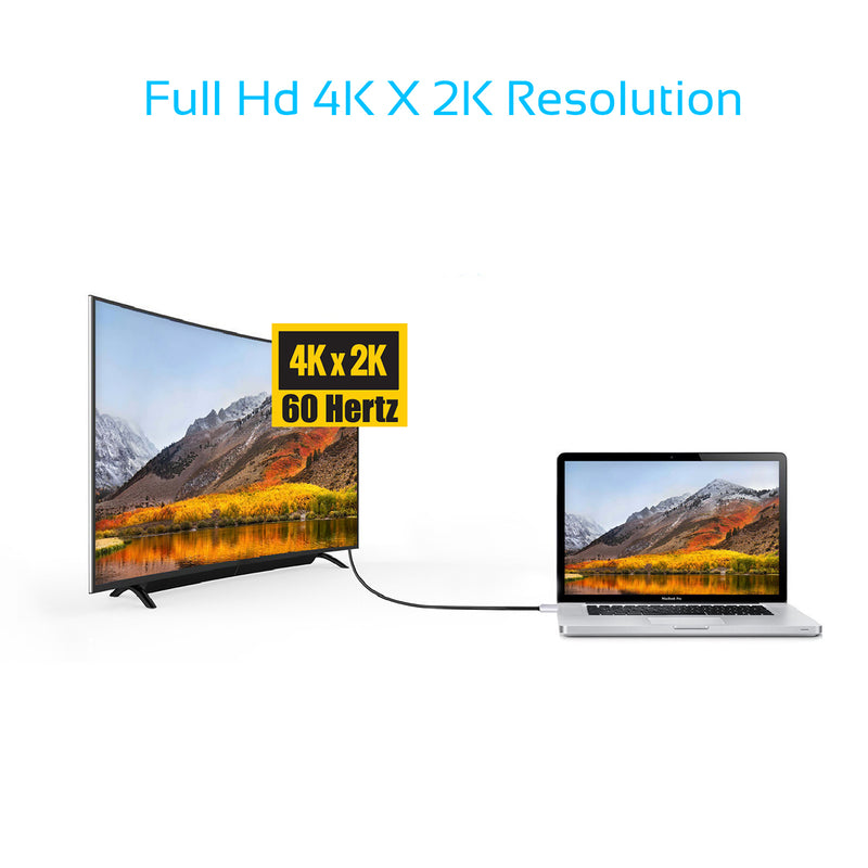 Maxifinity Hdlink USB-C to HDMI Audio Video Cable with UltraHD Support – Promate Technologies