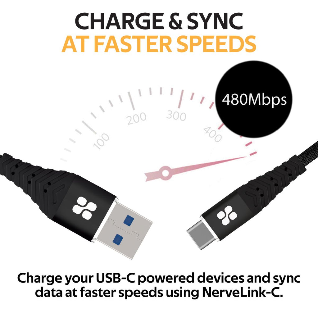 High Speed Data Sync and Charge USB-C Cable – Promate Technologies
