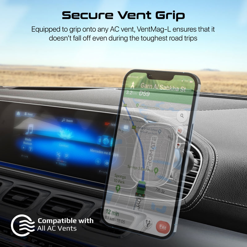 SecureGrip™ AC Vent Magnetic Smartphone Holder