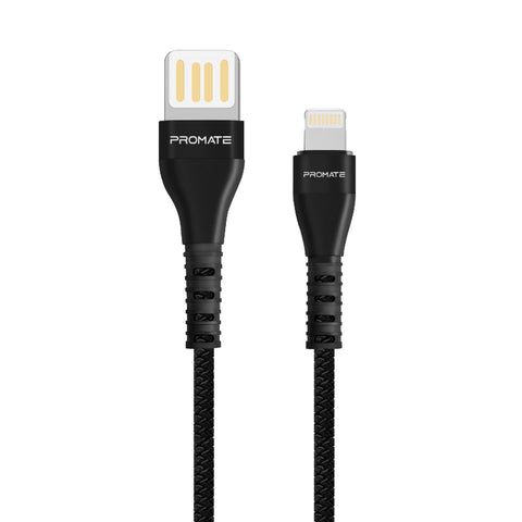 High-Speed Fast Charging Syncing 2A Lightning Connector Cable with 1.2m Tangle Free Cord
