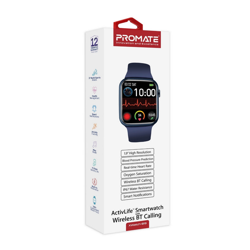 ActivLife™ Smartwatch with Hands-Free Function – Promate Technologies